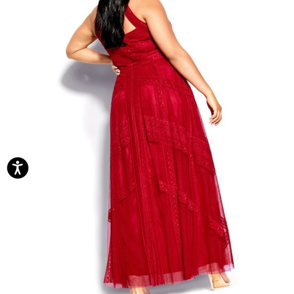 Divine Whimsy Maxi Dress - red - Picture 2 of 7